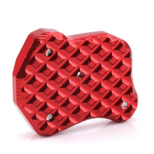 (Titanium color, One size) Suitable For Honda Honda Cb650f Modified Motorcycle Bracket Pad Non-Slip Side Bracket Plate Pad Oversized Seat 17-18