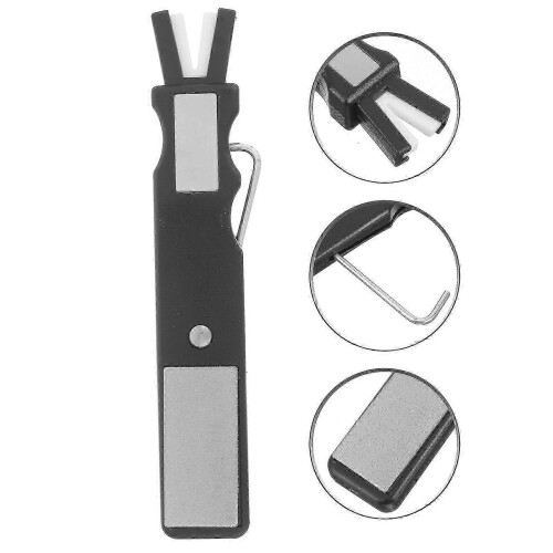 (As show, One size) Skate Sharpener Skating Shoe Sharpening Tool Small Ice Skate Grindstone Reusable Skate Sharpener 2