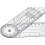 (As show, One size) Goniometer Quick Angle Protractor Measuring Tool, 1 Pack, White 2