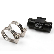(Titanium color, One size) Motorcycle Modification Parts Universal Cnc Aluminum Alloy Water Temperature Meter Induction Connector Adapter For Yamaha