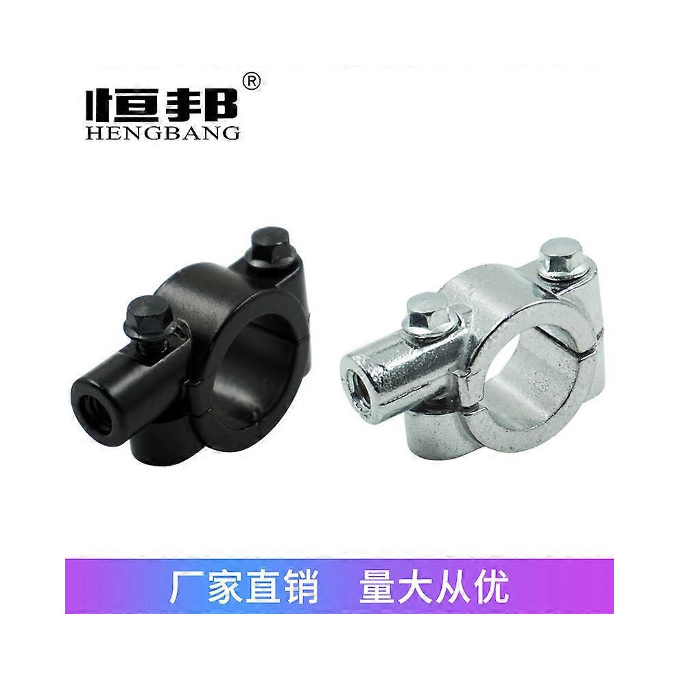(M10 Handlebar 22Mm, ) Motorcycle Mirror Base Modification Accessories Faucet Handlebar Bracket M8 M10 Mirror Base Rearview Mirror Base Reflector Black 4631404632410
