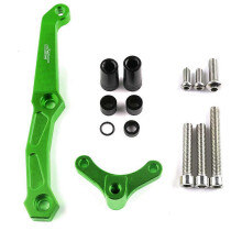 (As show, One size) New Kawasaki Z800 Motorcycle Shock Absorber Direction Damping Bracket Steering Buffer Titanium Size