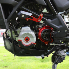(Gold, One size) Applicable To Bmw G310r Motorcycle Aluminium Alloy Retrofit Front Small Cog Cover Front Chain Wheel Cover 2017-2019