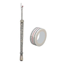 (As show, One size) Seam Ripper and Thread Remover Kit, Sewing Seam Remover Tool Set with Positioning Tap for Crafting, Sewing Copper