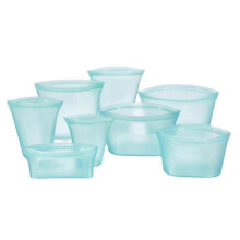 (As show, One size) Silicone Food Zip Bags Fresh-Keeping Bags Vegetable Sealed Bag Leak-Proof Food Storage Zipper Closure Lock Bag Storage