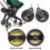 (As show, One size) Stroller Wheels Front Or Back Wheels Babies Stroller Accessories Universal 2