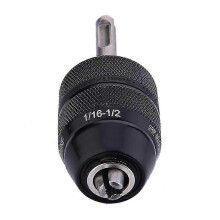 (As show, One size) 1/2-20unf 2-13mm Drill Chuck Converter Self Tighten Drilling Adapter Accessory