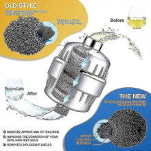 (As show, One size) Shower Filter, Anti Lime Shower Filter - Filters Chloramine, Fluoride And Heavy Metals, Shower Filte