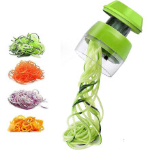 (As show, One size) Portable Vegetable Spiralizer Spiral Cutter for Zucchini Noodles Carrots Cucumbers
