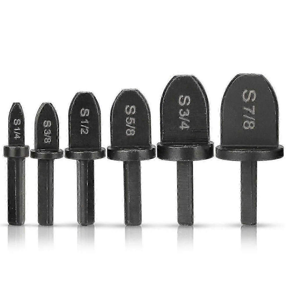 (As Show, One Size) 6Pcs Copper Pipe Crimping Tool Drill Bit Set 4631898240795
