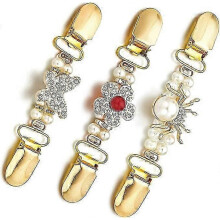 (As show, One size) Vintage Cardigan Clip Set (3-Pack) - Sweater Dress and Scarf Clips
