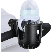 (As show, One size) 2-in-1 Stroller Cup Holder - Universal Mobile Phone and Bottle Organizer for Mobility Devices