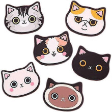 (As show, One size) Cat Cup Silicone Cat Coaster,Rubber Mat for Wine Bottle Glass Hanging Drink the Home House Kitchen Decor