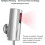 (As show, One size) Automatic Urinal Flush Valve Wall Mount Sensor Smart Touchless Urinal Flush Valve For Bathroom Water Saving Car Urinal Flush Kit 3
