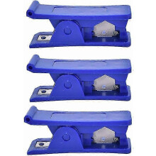 (As show, One size) 3pcs Pipe Cutter - for Plastic Silicone Rubber PVPU Nylon Pipes