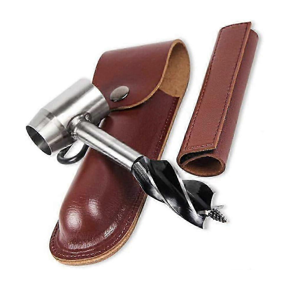 (As Show, One Size) Hand Wrench Survival Settlers Tool Wood Drill Peg Pleg Hole Maker Multitool For Home Use 4631898241242