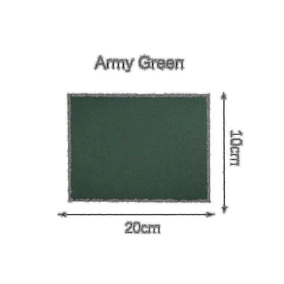 (ArmyGreen) 13 Color Self Adhesive Repair Kit Fix Holes Down Jacket Clothes Washable Patches