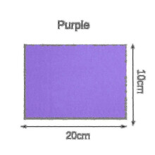 (Purple) 13 Color Self Adhesive Repair Kit Fix Holes Down Jacket Clothes Washable Patches
