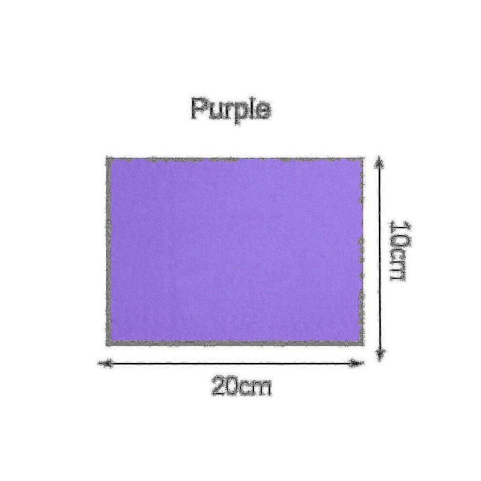 (Purple) 13 Color Self Adhesive Repair Kit Fix Holes Down Jacket Clothes Washable Patches