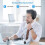 Bluetooth Headphones with Microphone, Wireless Headset on Ear, Noise Canceling PC Headset for Cell P 5
