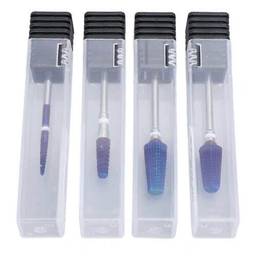 2025 Latest Model 4pcs Nail Drill Bits Nail Tungsten Carbide Manicure Remover ...