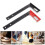 (Black) 45 90Angle Multi-Angle Measuring Ruler High Strength Durable L-Ruler for Craftsmen 2