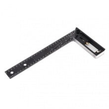 (Black) 45 90Angle Multi-Angle Measuring Ruler High Strength Durable L-Ruler for Craftsmen