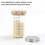 (One Set, Grey) Glass Sourdough Bread Starters Full Set Durable Sour Dough Bread Making Bottle for Kitchen Home 3