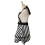 Kitchen Baking Striped Aprons Personalized Ruffle Layered Sleeveless Apron Gardening Apron 3