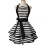 Kitchen Baking Striped Aprons Personalized Ruffle Layered Sleeveless Apron Gardening Apron 1