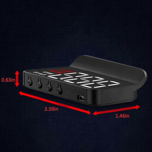 Head Up Display, Car Universal Gps Hud, Speedometer Usb Interface, Speed, Driving Direction, Overspeed, Clear Fault Code, for All Vehiclefor -gt 2