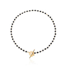 Dww-Collier de perles Fleur d'or Laria Lock Collier Collier de perles noires Summer Beach Festival Bijoux pour femmes et filles