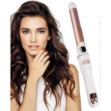 (White, EU Plug) Curling Wand, Automatic Curling Iron, Automatic Hair Curler Rotating Curling Iron Hair Styling Irons 30s Instant Heat 28mm Curl