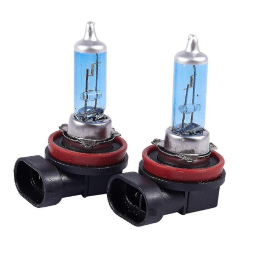2pcs H11 100w Super White Xenon Headlight Halogen Lamp Bulbs 1