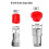 3/4 Inch Hydraulic Quick Coupler Set with Dust Caps,Compatible with Hydraulic Quick Disconnect Systems for Secure Protection 3