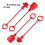 3/4 Inch Hydraulic Quick Coupler Set with Dust Caps,Compatible with Hydraulic Quick Disconnect Systems for Secure Protection 4