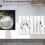 (DARK GREY) Quick Dry Foldable Stone Dish Drying Mat,Non-Slip Reusable Diatomite Drainer Pad 4