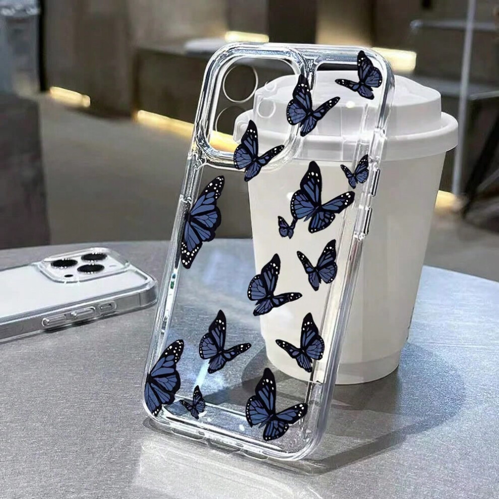 (TH84, For iPhone 11) Flower Case For iPhone 11 Cases iPhone 15 12 13 14 16 Pro Max X XR XS Max 14 15 Plus 16Pro iPhone16 Clear Shockproof Cover Funda-image-OPC-PHKNQS8-NEW