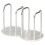 (silvery) Cup Dispenser Versatility The Best Organization Complex Save Space Durable Cup 1