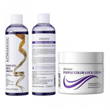 Colour Lock Purple Shampoo + Purple Hair Mask, Deep Conditioner Treatment, Neutralizes Brass & Yellow Tones, for Blonde, Silver, Gray & Highlighted Ha