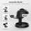 (White) VR Stand Compatible with Meta Quest 3/Quest 2/Vision Pro/Pico 4, Universal VR Headset Display Dock, Stable Bracket Storage Round Base 2