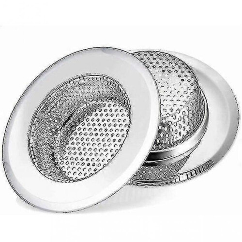 2 Pack Kitchen Sink Strainer Stainless Steel Drain Colander Filter Basket Garbage Disposal Stopper Catcher