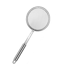 Stainless Steel Mesh Strainer - Strainers Fine Mesh Wire Sieve with Non-slip Handles - Kitchen Strainer for Sifting, Straining, Draining Diameter