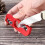 Red Double-headed Pocket Knife And Tool Sharpener 2