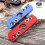 Red Double-headed Pocket Knife And Tool Sharpener 5