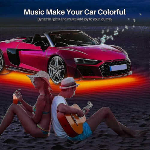 Led Rock Light Kits Car Neon Underglow Lights Waterproof Underbody 2