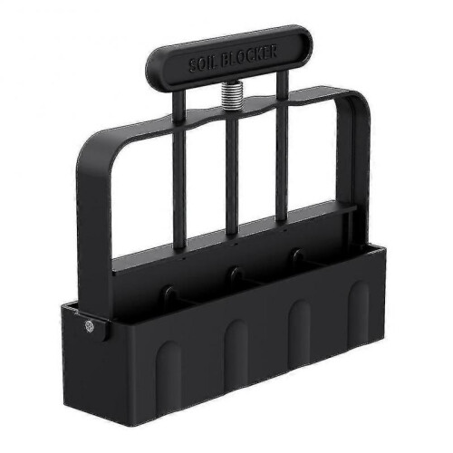 Mini 4 Cell Soils Blockers Handheld Easy Seed-soil Blocks Makers for Garden Tool