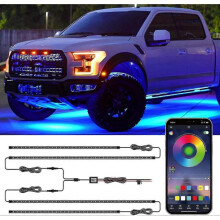 Led Rock Light Kits Car Neon Underglow Lights Waterproof Underbody