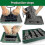 Mini 4 Cell Soils Blockers Handheld Easy Seed-soil Blocks Makers for Garden Tool 4