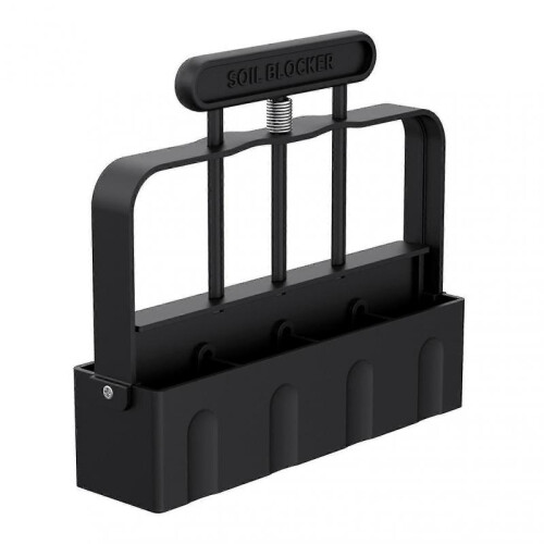 Mini 4 Cell Soils Blockers Handheld Easy Seed-soil Blocks Makers for Garden Tool 1